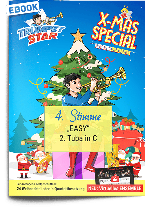 X-Mas-Special Trumpetstar - Einfache 4. Stimme für Tuba